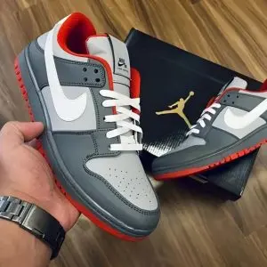 Air jordan 1 Cement low dunk (Advance Quality)