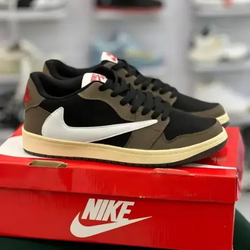 Nike Air Jordan 1 Low X Travis Scott Mocha(Advance Quality)