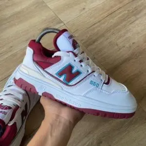New Balance 550 White Burgendy(Master Quality)